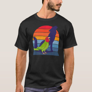 Retro Parrot I Howling Wolf I Screaming Red masked T-Shirt