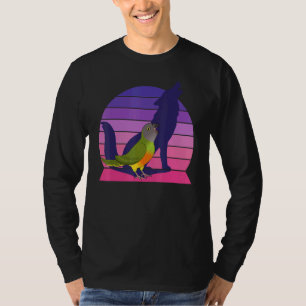 Retro Parrot I Howling Wolf I Screaming Senegal Pa T-Shirt