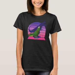 Retro Parrot I Tyrannosaurus Rex I Hahn's Macaw T-Shirt