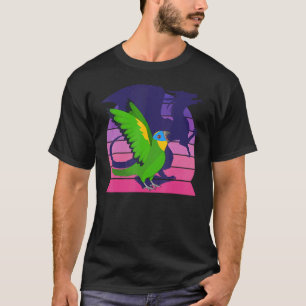 Retro Parrot I Winged Dragon I Orange winged Amazo T-Shirt