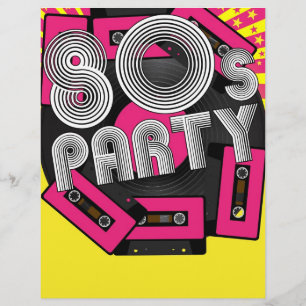 Retro Party Background Flyer