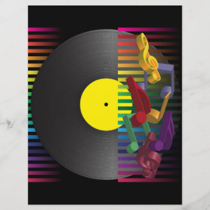Retro Party Background Flyer