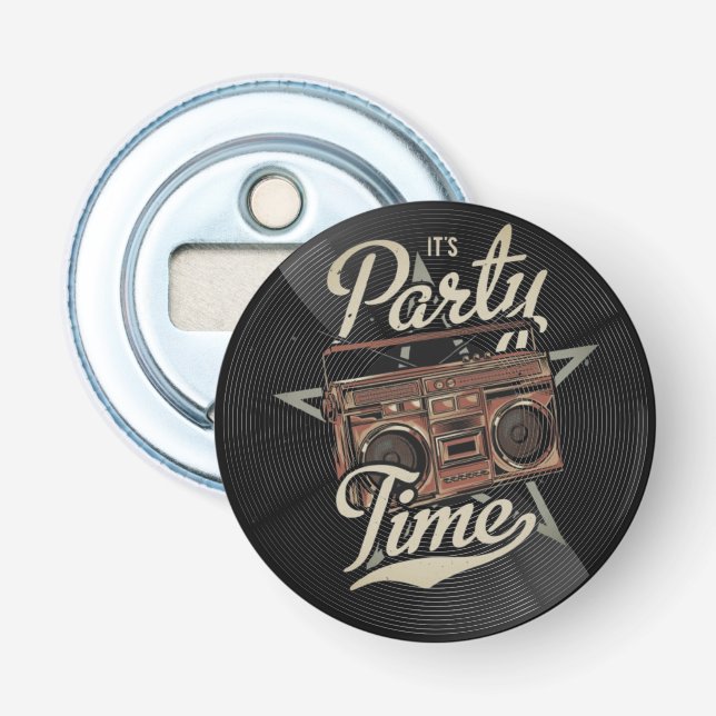 Retro Party Bottle Opener (Front)