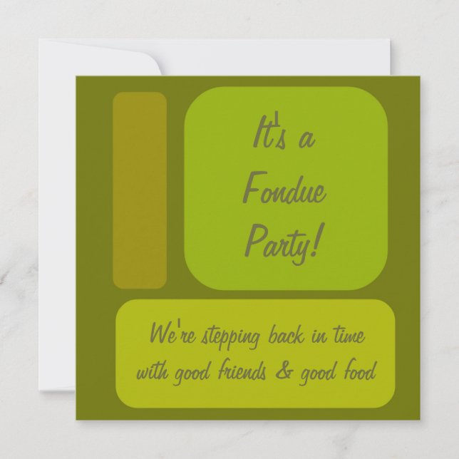 Retro Party Invitation (Front)