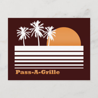 Retro Pass-a-Grille Postcard