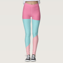 retro Pastel Blush pink Teal yellow colour block