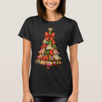 Retro Patchwork Bow Christmas,rustic Country Chris