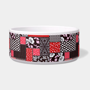 Retro Patchwork Floral Quilt Pattern