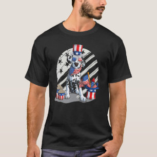 Retro Patriotic USA I American Flag I Retro 4th Ju T-Shirt