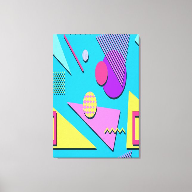 Retro Pattern 2024  Canvas Print (Front)