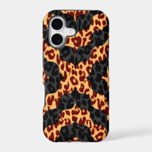 Retro pattern animal skin texture of leopard