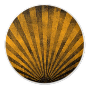 Retro pattern background ceramic knob