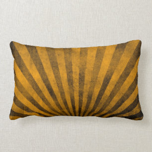 Retro pattern background lumbar pillow