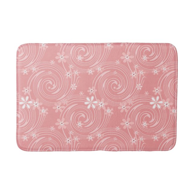 Retro pattern bath mat (Front)