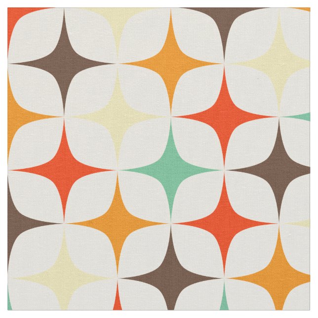 Retro pattern fabric (Close Up)