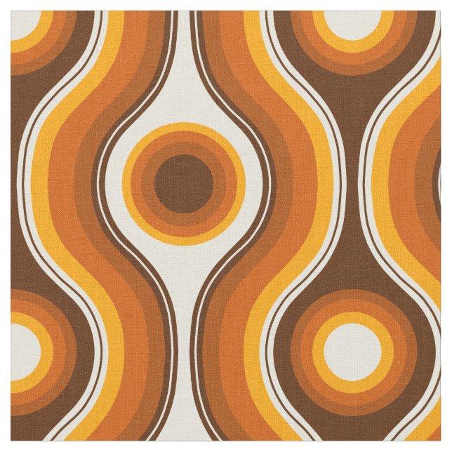 Retro pattern fabric (Close Up)