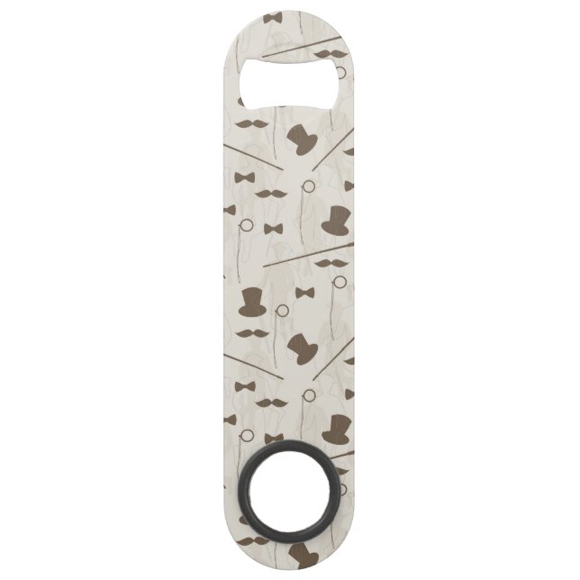 Retro pattern for man 2 bar key (Front)