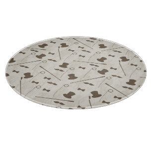 Retro pattern for man 2 cutting board