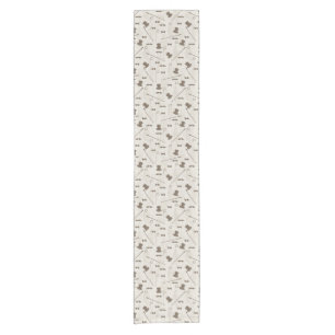 Retro pattern for man 2 short table runner