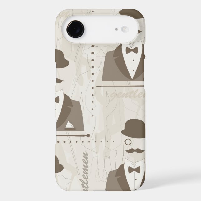Retro pattern for man Case-Mate iPhone case (Back)