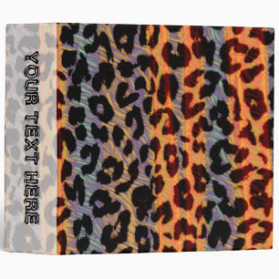 Retro pattern leopard fur abstract texture binder