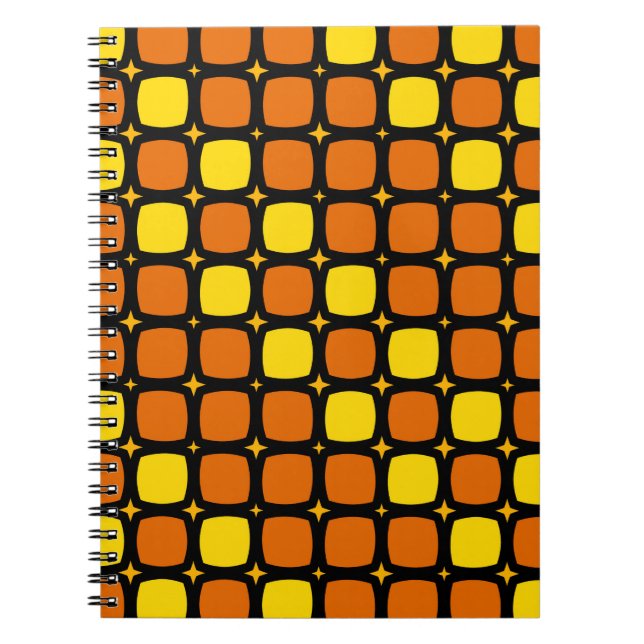 Retro Pattern Notebook (Front)