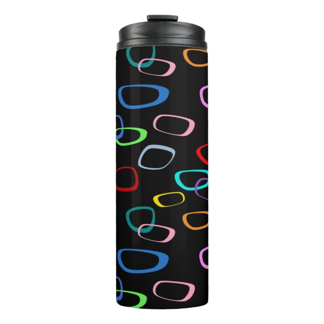 Retro pattern on thermal tumbler (Front)