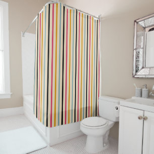 Retro Pattern Shower Curtain