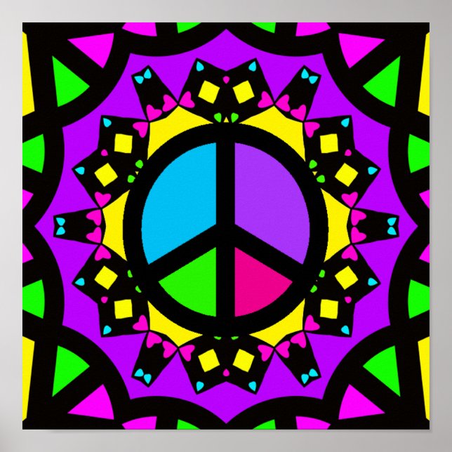 Retro Peace Sign (Front)