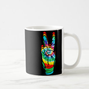 Retro Peace Sign Vintage Tie Dye 60's 70's Hipe Fu Coffee Mug