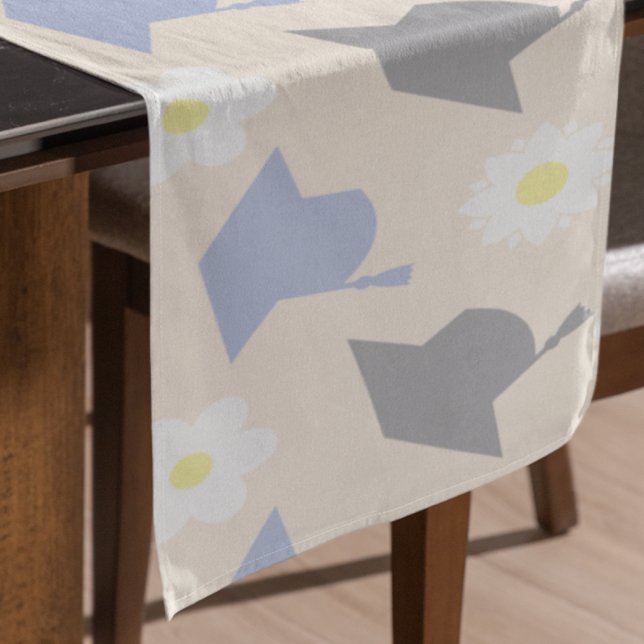 Retro Peach Graduation Short Table Runner (Creator Uploaded)