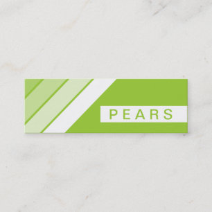 retro PEARS Mini Business Card