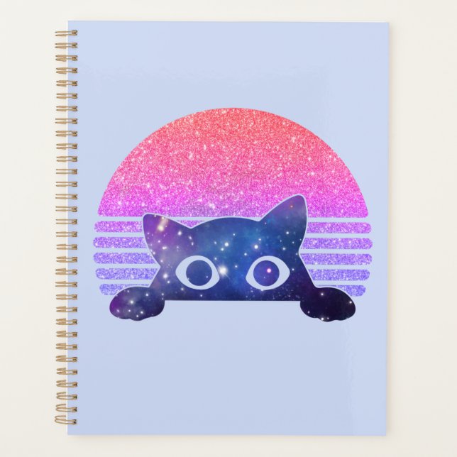 Retro Peeking Cute Cat (Devant)