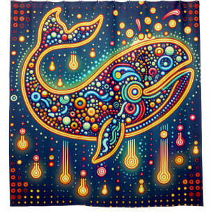 “Retro Peg Art Whale” 