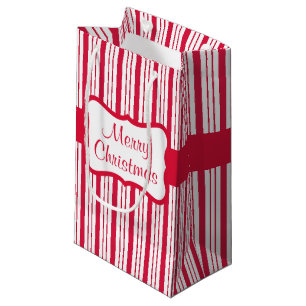 Retro Peppermint Candy Christmas Gift Bag
