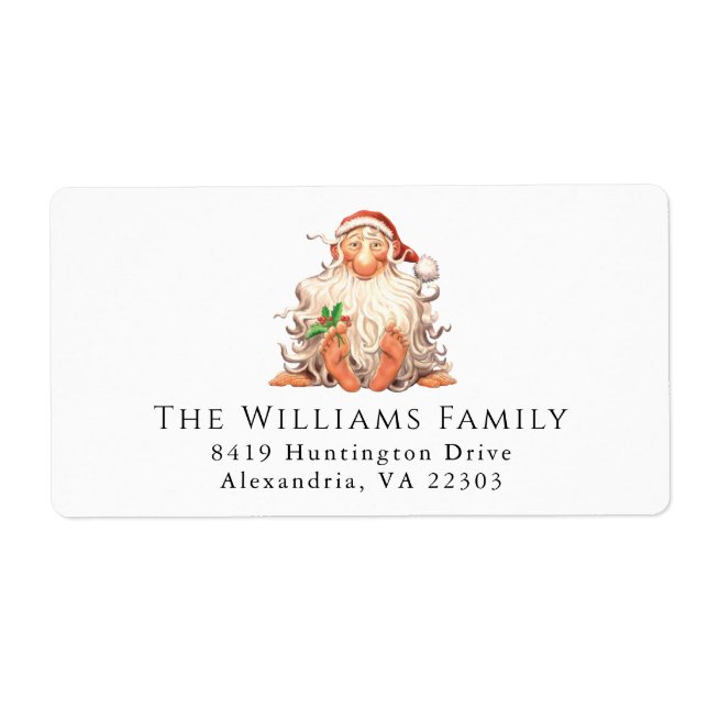 Retro Père Noël Vacances de Noël (Devant)