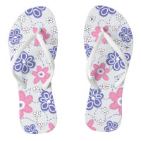 Retro Periwinkle Pink Flowers