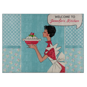 Retro Personalized Cutting Board