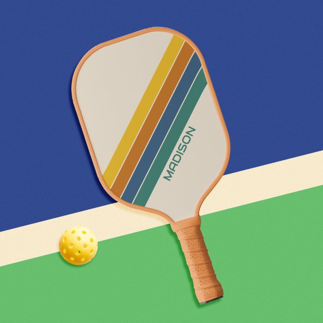 Retro Personalized Name Pickleball Paddle (Creator Uploaded)