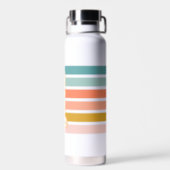 Retro Personalized Name Water Bottle (Back)
