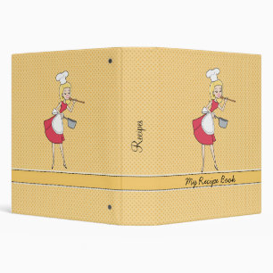 Retro Personalized Recipe Binder