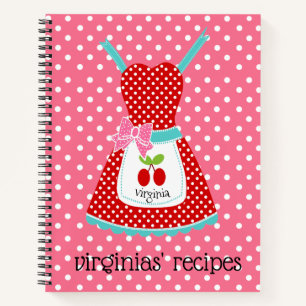 Retro Personalized Recipe Book