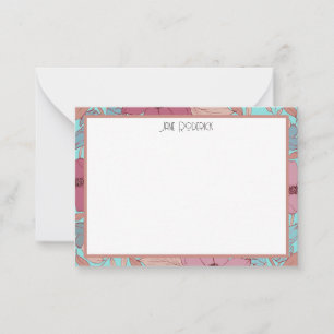 Retro Personalized Stationary Card