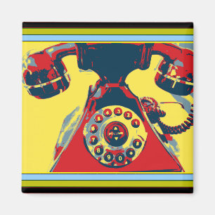 Retro Phone Magnet