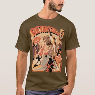 Retro Phonezilla Black T-Shirt