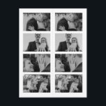 Retro Photo Bookmark Save the Date Invitation Postcard<br><div class="desc">Retro Photo Bookmark Save the Date Invitation - These save the date photo strip bookmarks are a unique way to announce your special day! The design is a little bit retro, with a nod to the photo booth but is also very modern and sleek. but also with a Featuring two...</div>