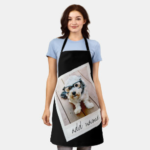 Retro Photo Frame with One Big Picture Apron