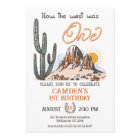 Retro Photo How The West Was One 1st Birthday