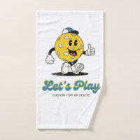 Retro Pickleball Cartoon Mascot Personalized Sweat
