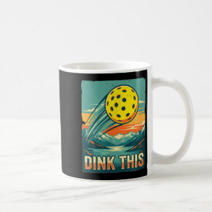 Retro pickleball shirt dink this funny playerRetro Coffee Mug